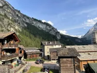 Swiss Mountain Chalet, Wooden Interior, Cosy, with a Beautiful View