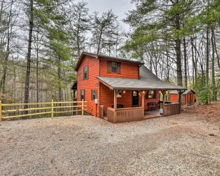 Modern Cabin w/ Deck in the Blue Ridge Mountains! Hotels in Union County