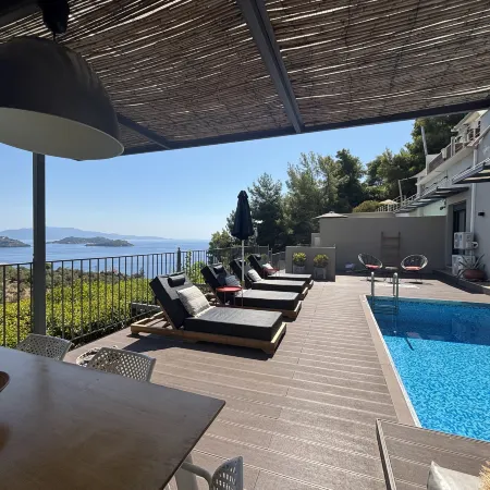 Superior 3-Bedroom Villa Cassiope with Private Pool and Breathtaking Sea Views