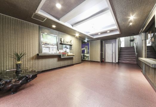 에이스 호텔 소독 완료 표시