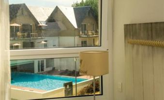 Restful Residence les Jardins DArvor - 3-Room Apartment and Cabin for 6 People