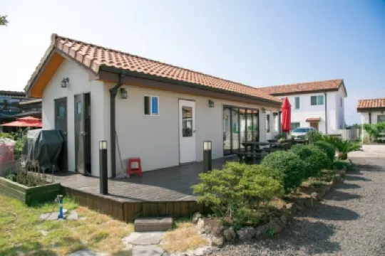 Morning of Bijarim Pension Jeju 鄰近比亞拉姆森林的酒店