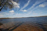 Lake House with Sandy Beach and Amazing Sunsets