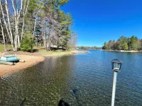 Waterfront Cabin w/ Private Dock & Outdoor Bar near Munising/Manistique