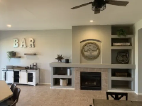 Four bedroom home on golf course.