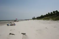 Carriage House under Live Oaks In Historic Downtown Beaufort with Patio Garden