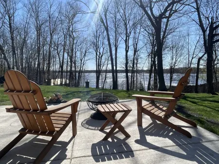 Ferguson Farmhouses on Oak Lake with 176 feet of shoreline in Kerrick Minnesota.