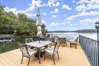 Lakefront Luxury Cabin Retreat with Jacuzzi & Party Dock