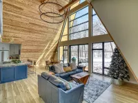 Stunning A-frame cabin on Maud Lake ( Near Detroit Lakes ) Hotels in Becker County