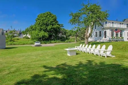 Dew Drop 4: Classic Waterfront Cape on the Harbor of Maine Coastal Village