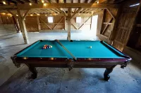 Historic 5-Acre Farmhouse: Hot Tub, Fishing Pond, Bikes, Arcade, Pet-Friendly!