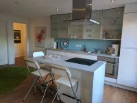 Vacation near the beach on a converted courtyard