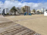 Centrally located first floor apartment. Ideal for families 50 meters from the beach