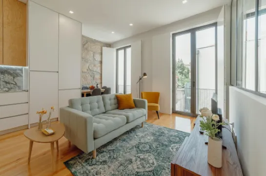 Oporto設計公寓陽光庭院E