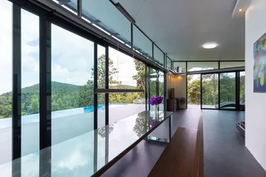 รูปภาพของSwimming pool along the terrace, panoramic view surrounded by nature