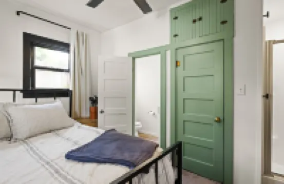 Cozy cottage in North End on tree-lined street.