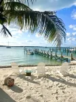 Beachfront House  Private Dock & Beach Tahiti Beach House - Hope Town  5 STAR