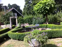 Spacious half-timbered house with garden in quiet position close to the forrest