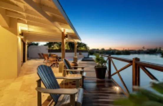 A NEW luxury villa overlooking the Laguna Marina