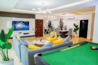 Family friendly apartment with game room and deck. Very homey