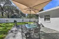 Chic Home w/ Fire Pit & Patio, Walk to Lake! - 3-Star