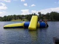 Ms Natalie Cabin on the Lake with Water Trampoline - Chalets