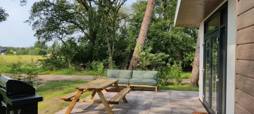 Forest Lodge 111 + Hot tub Het Groene Hert Hotels in Haarle