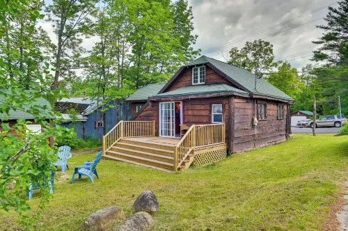 Rustic Caroga Lake Retreat Fish, Hike and Ski! - parking
