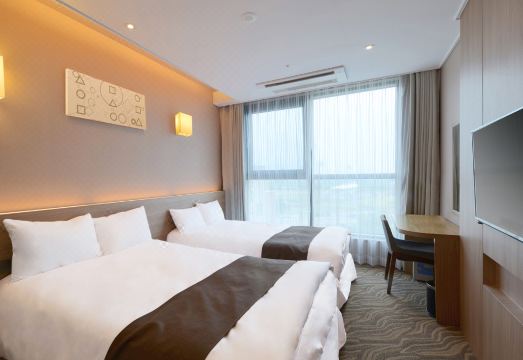 나주 시내 호텔 전경