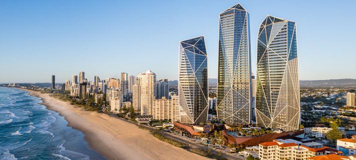 The Langham, Gold Coast and Jewel Residences Hotels in Surfers Paradise