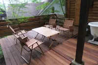 Saunabicycle Rental Log House Brown Log