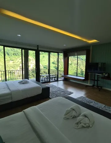 2 เตียงคู่วิวภูเขา