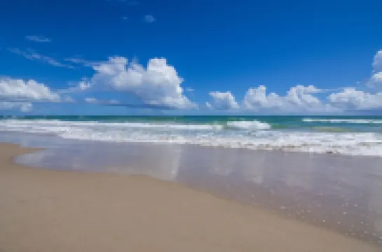 Beach Getaway with Private Heated Pool and Two King Beds