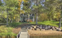 Newly Constructed Lakeside Cottage-Heavenly Porch-2 Fireplaces-Includes Pontoon!