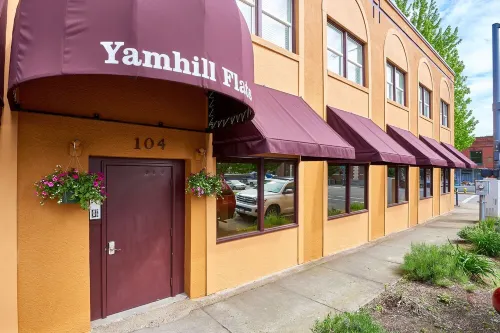 Above the downtown scene stay at the Yamhill Flats: Suite 4 Hotels in Newberg