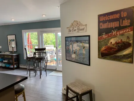 Secluded Chautauqua Lake House, private dock & beach, short stroll to town!