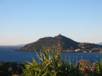 Panoramic ocean view at the foot of the Esterel Massif