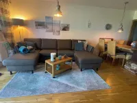 Gulfhof vacation apartment "Langeoog" with a view of the nature reserve Hotels in Ihlow