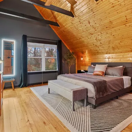 Modern A-Frame Cabin Getaway + Fire Pit + Deck