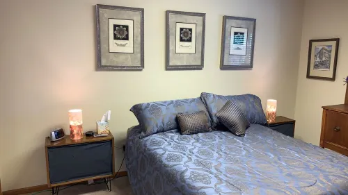 Sundance on the prairie. Light &open 2bdrm walkout basement apt w/mountain views