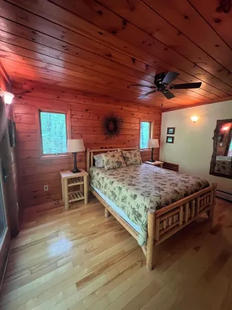 Bright cabin retreat happily situated 7 miles from Whiteface Mt