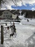 Ski on ski off 1 Br loft condo in the village center with private gated parking Hotel di 