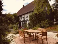 Musikhaus Medebach. This historic house is in the village in Hochsauerland.