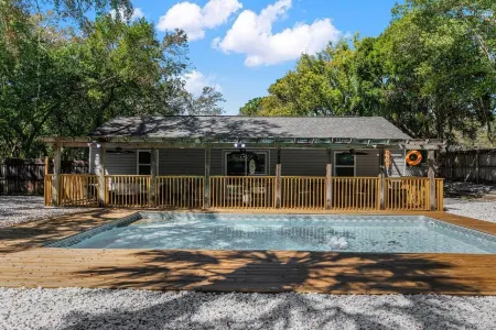 Adventure Coast Modern; 3/3 Pool w/ Firepit and Outdoor Dining Area