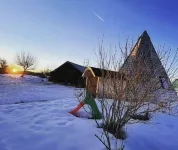 Quiet, Comfortable Wooden Tepee in a Small Jura Village Near Our Horses.