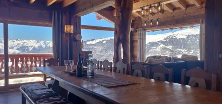Les Mélèzes - Very beautiful Chalet 200m from the slopes of La Plagne - 12-15 pers.