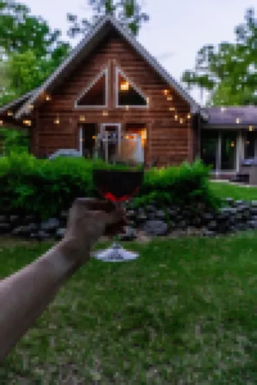 Cozy Cabin in the Woods Hotels in Burnett County