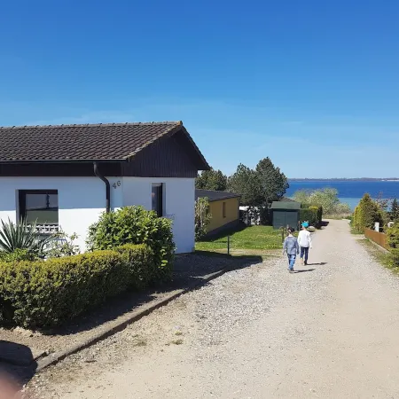 Us Ferienhus with sea view of the Baltic Sea