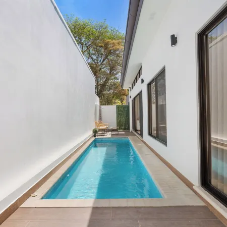Sophisticated Home with a Chic Design and a Private Terrace with a Plunge Pool