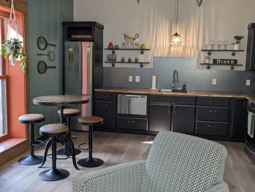 Downtown loft w/ game theme